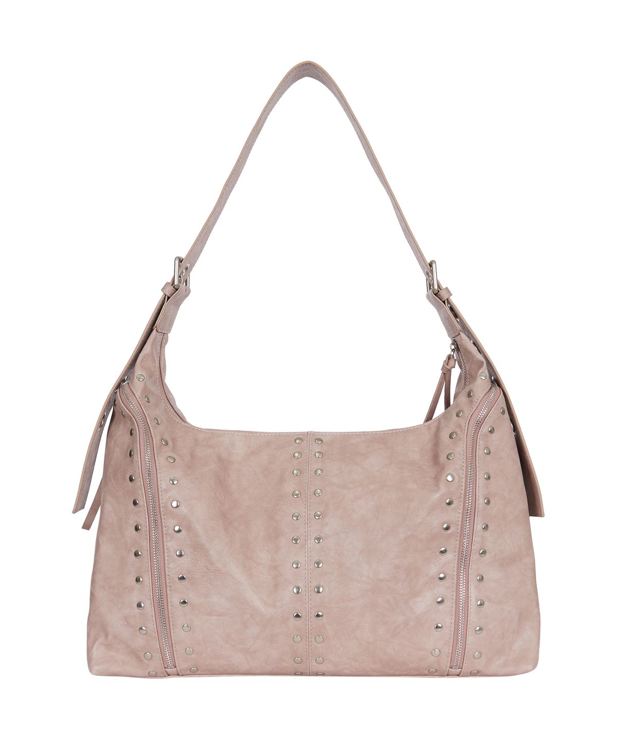 일리고(ILLIGO) 리프 아일렛 빅 숄더 백 핑크