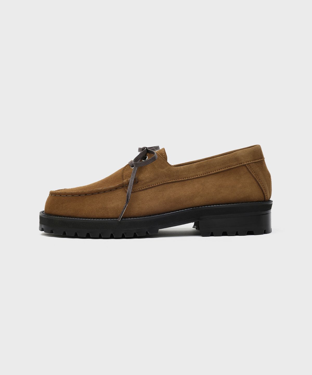 피렌체 아뜨리에(FIRENZE ATELIER) [비브람] 스탠다드 캐주얼솔 보트슈즈 5099 [MID BROWN SUEDE]
