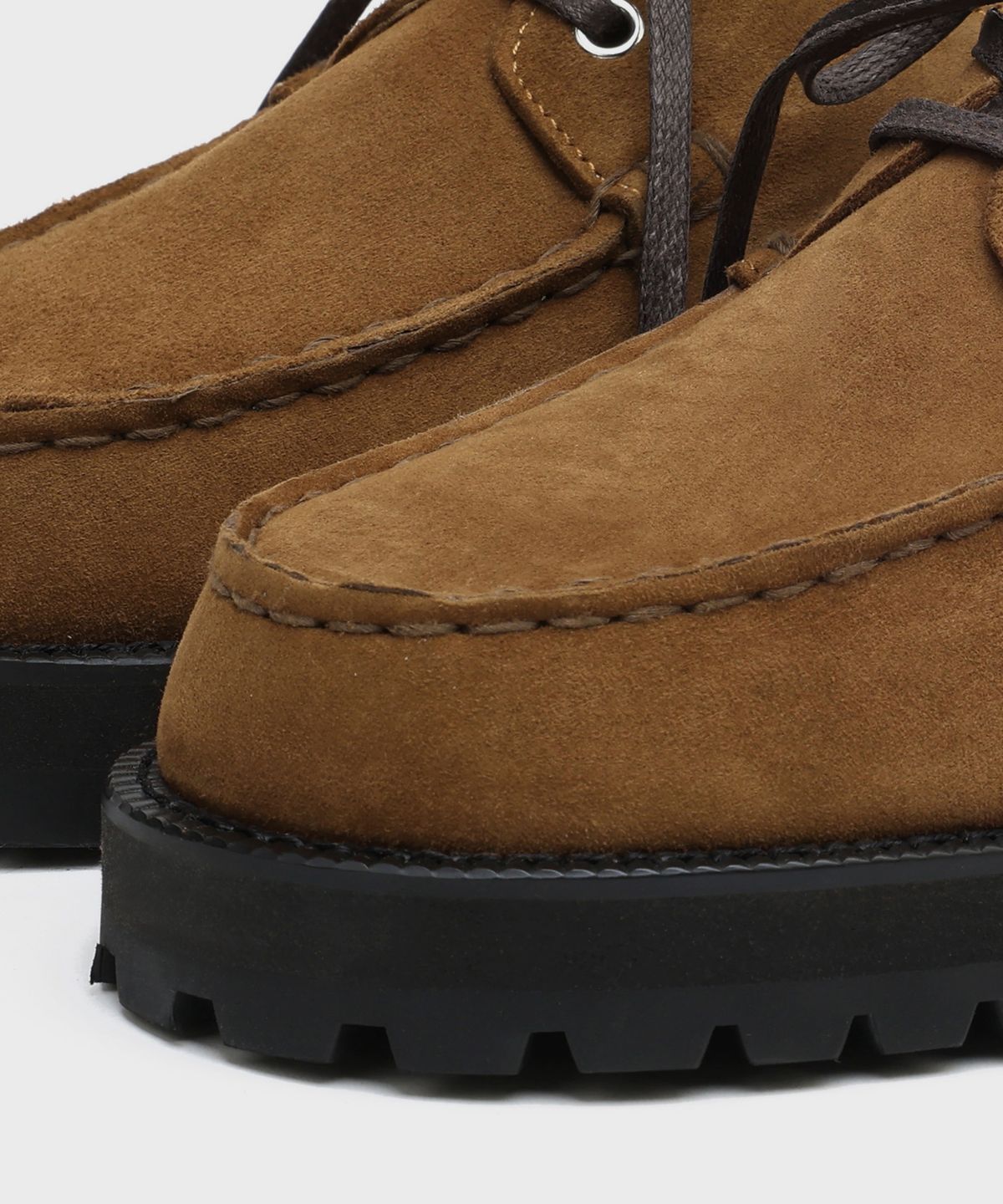 피렌체 아뜨리에(FIRENZE ATELIER) [비브람] 스탠다드 캐주얼솔 보트슈즈 5099 [MID BROWN SUEDE]