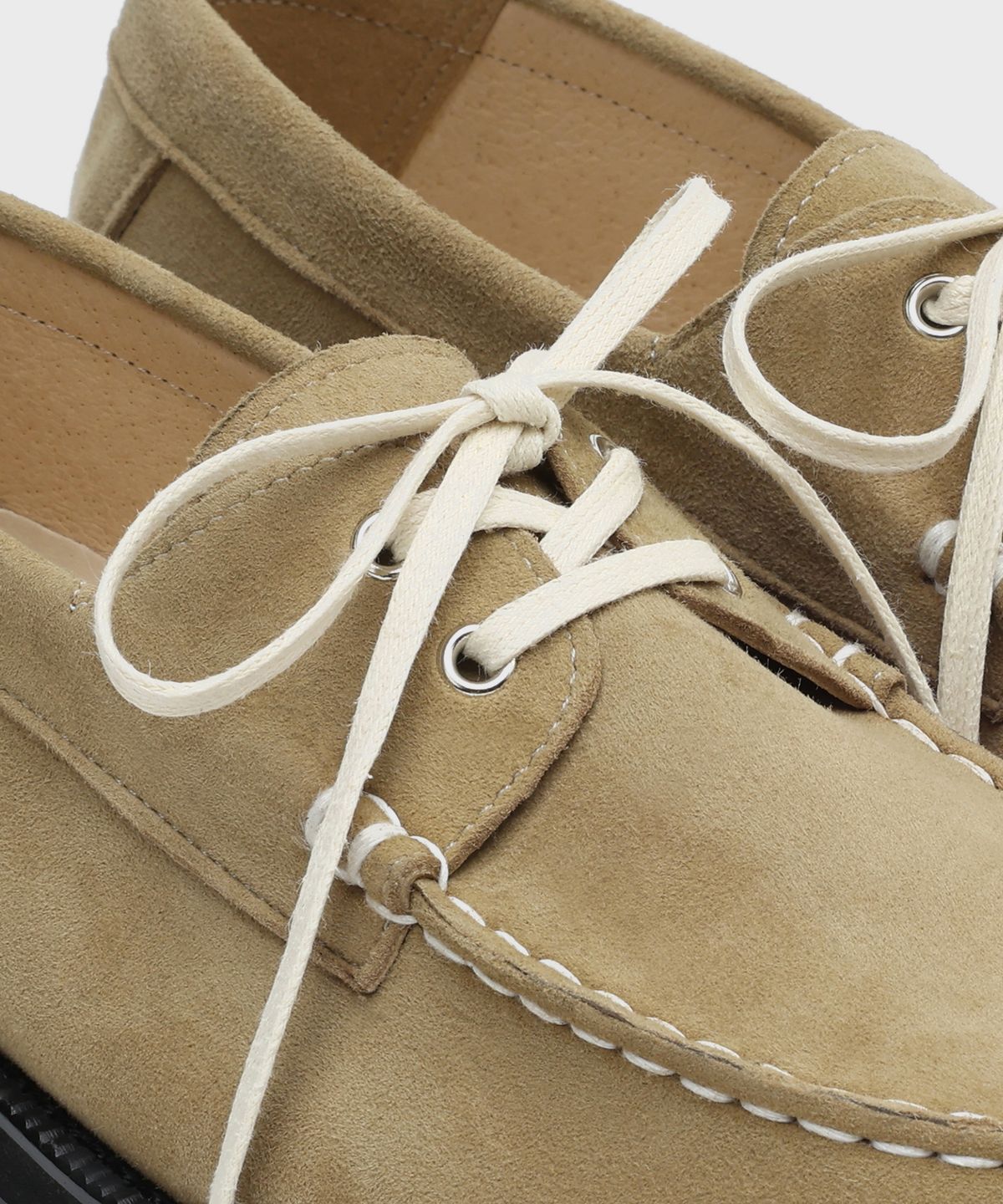 피렌체 아뜨리에(FIRENZE ATELIER) [비브람] 스탠다드 캐주얼솔 보트슈즈 5099 [ASH BEIGE SUEDE]