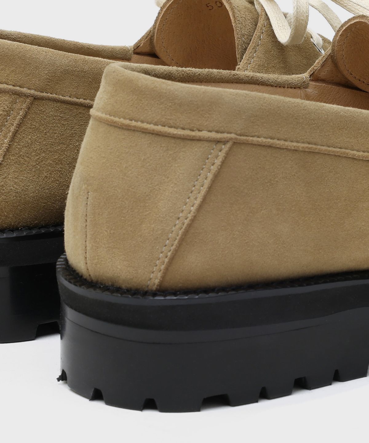 피렌체 아뜨리에(FIRENZE ATELIER) [비브람] 스탠다드 캐주얼솔 보트슈즈 5099 [ASH BEIGE SUEDE]