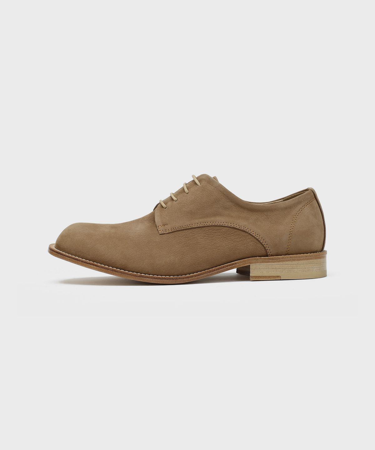 피렌체 아뜨리에(FIRENZE ATELIER) [홍창] 컨템포러리 링클 더비 1600 [BEIGE NUBUCK]