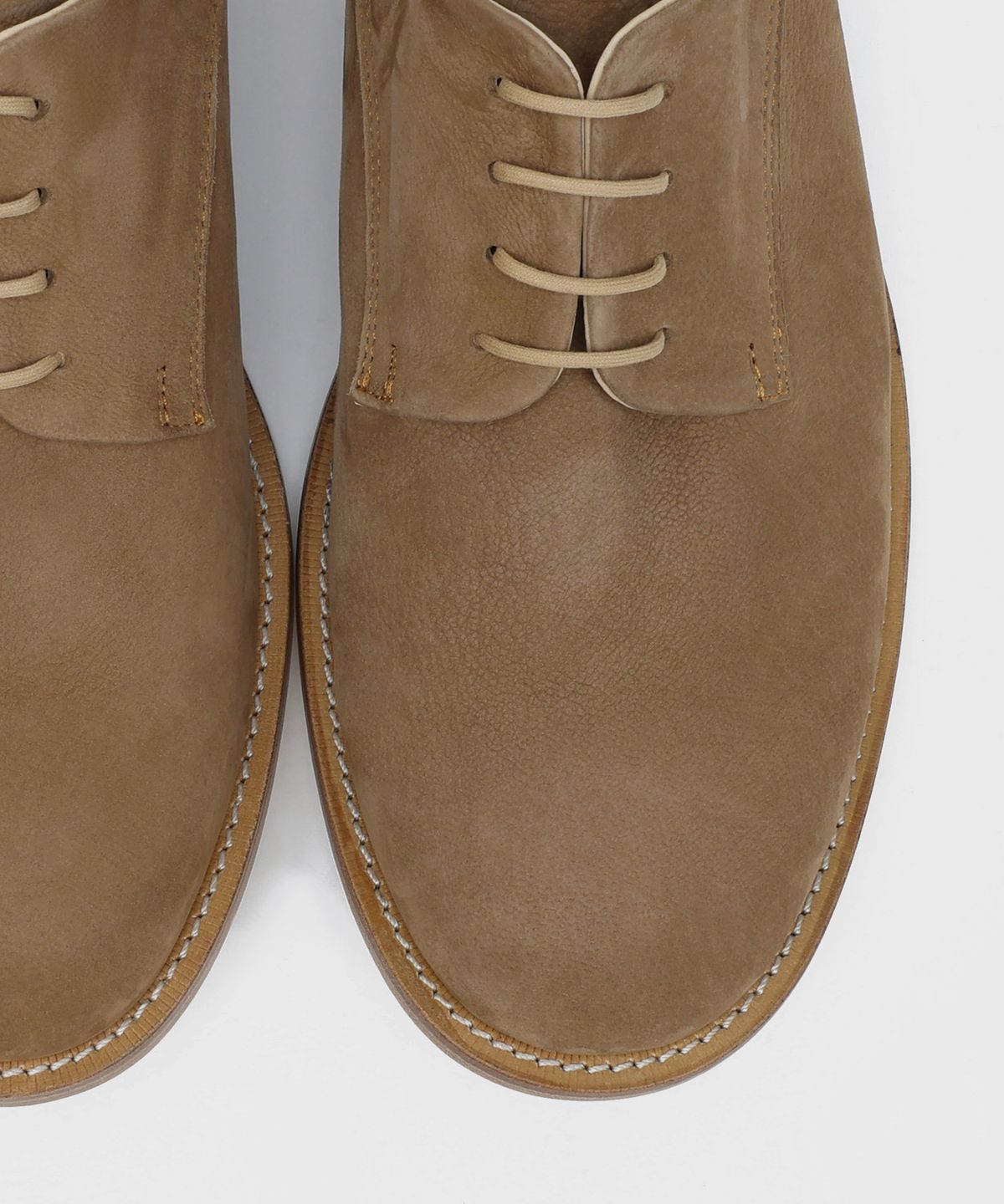 피렌체 아뜨리에(FIRENZE ATELIER) [홍창] 컨템포러리 링클 더비 1600 [BEIGE NUBUCK]