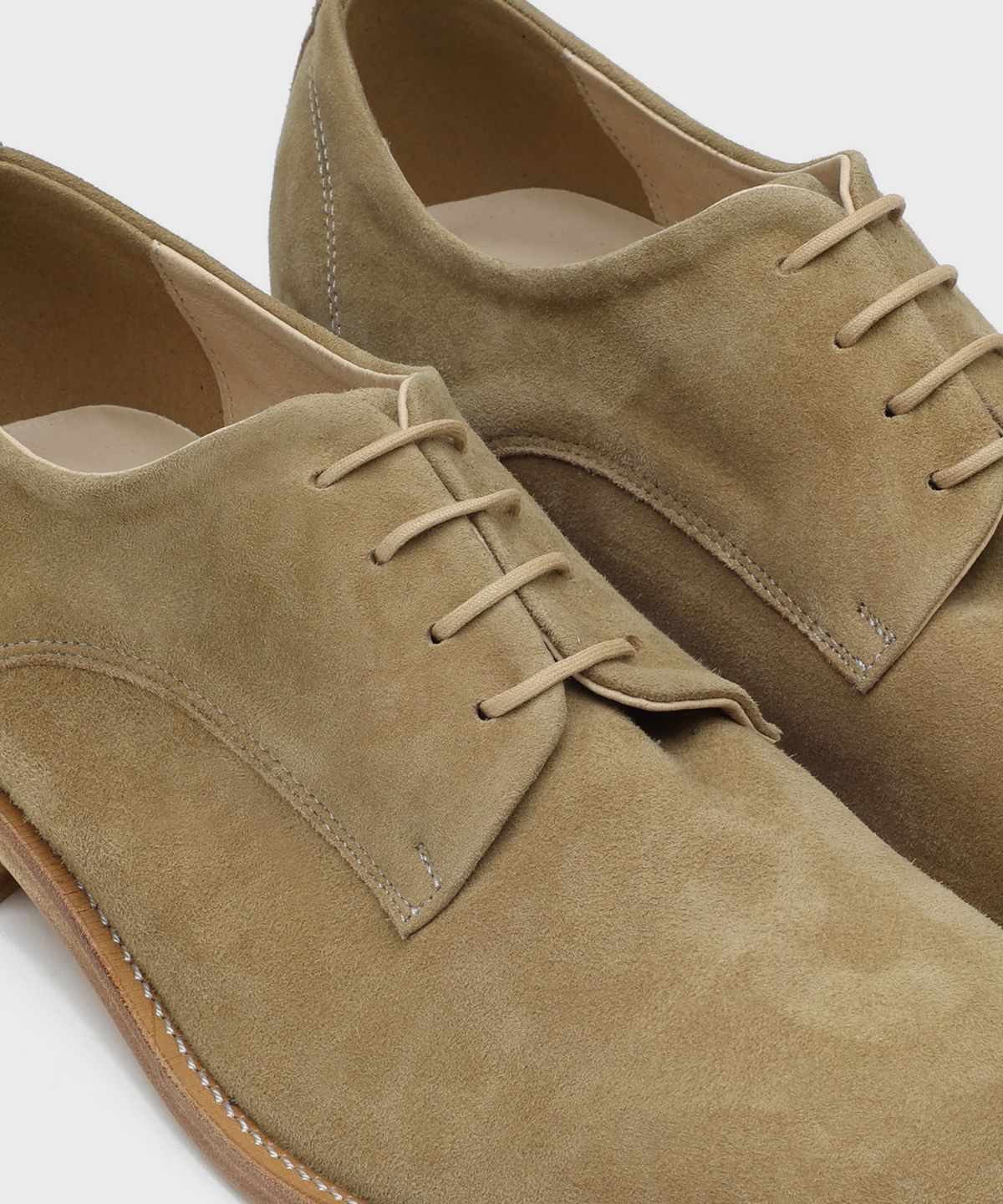 피렌체 아뜨리에(FIRENZE ATELIER) [홍창] 컨템포러리 링클 더비 1600 [ASH BEIGE SUEDE]