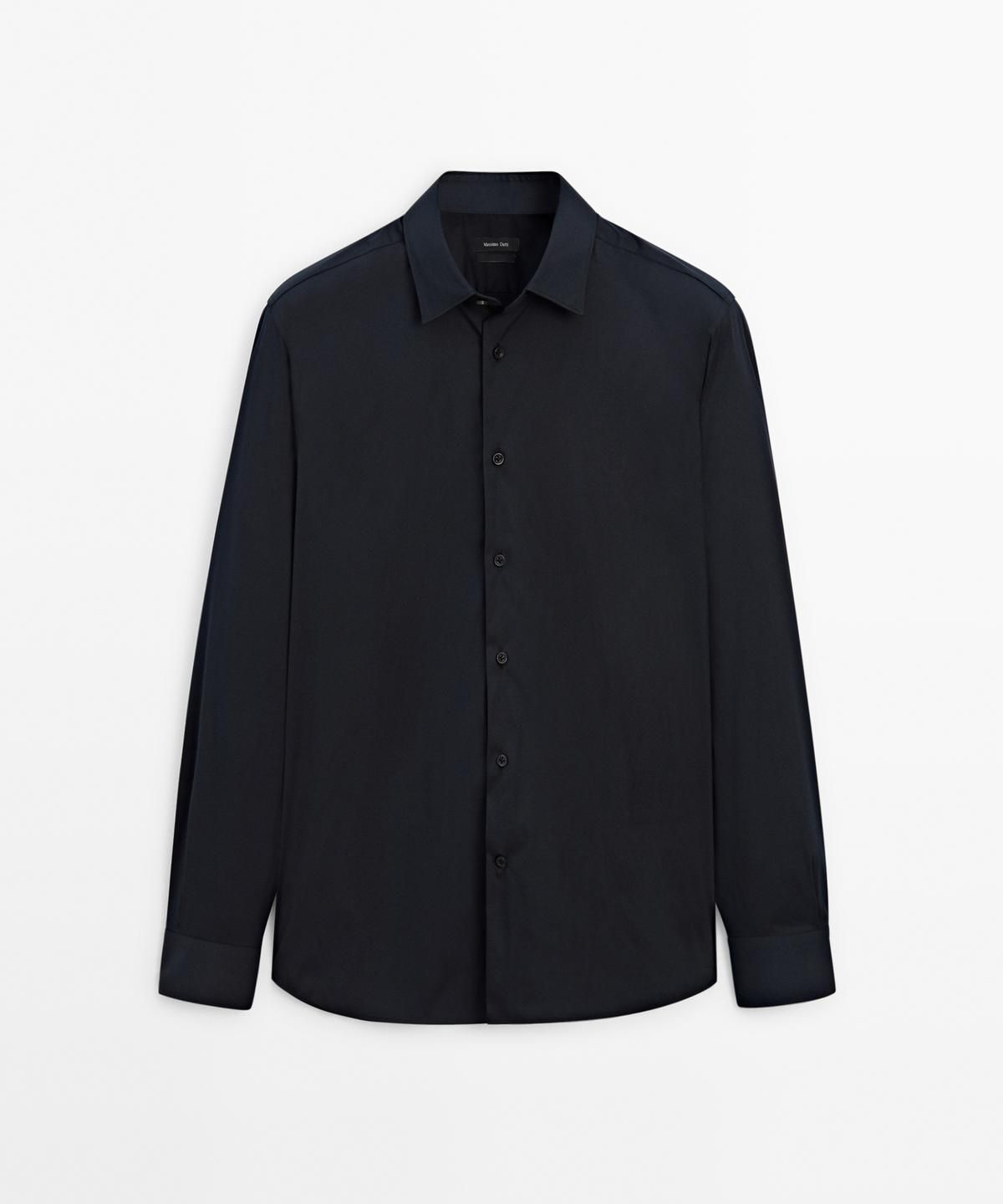 마시모두띠(MASSIMO DUTTI) 슬림핏 스트레치 셔츠