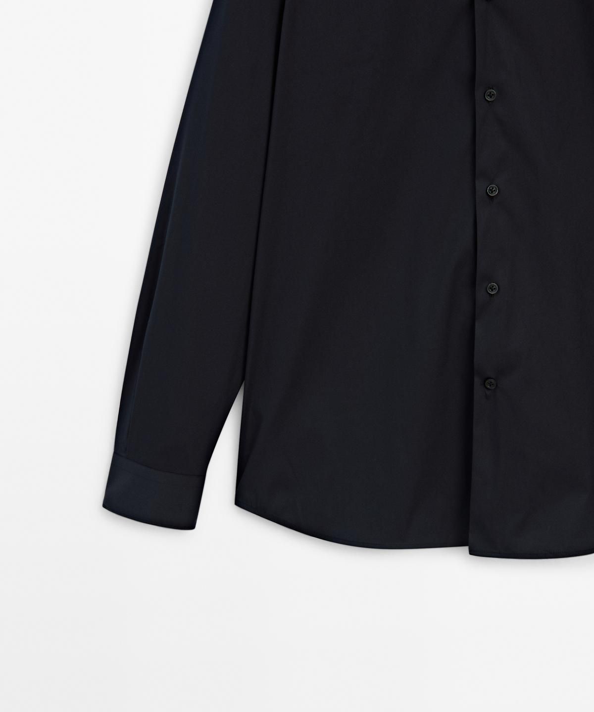 마시모두띠(MASSIMO DUTTI) 슬림핏 스트레치 셔츠