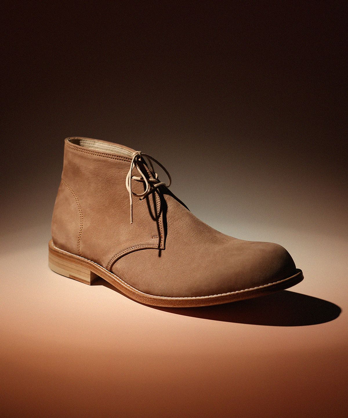 피렌체 아뜨리에(FIRENZE ATELIER) [홍창] 앵클라인 솔리드 처커부츠 2700 [BEIGE NUBUCK]