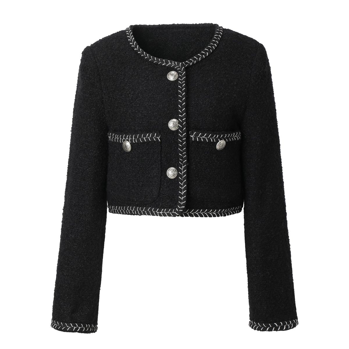 카키포인트(KHAKIPOINT) Atelier Tweed Jacket (black)