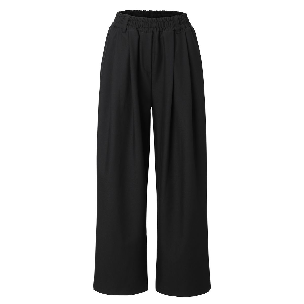 카키포인트(KHAKIPOINT) Pintuck Wide Slacks (black)