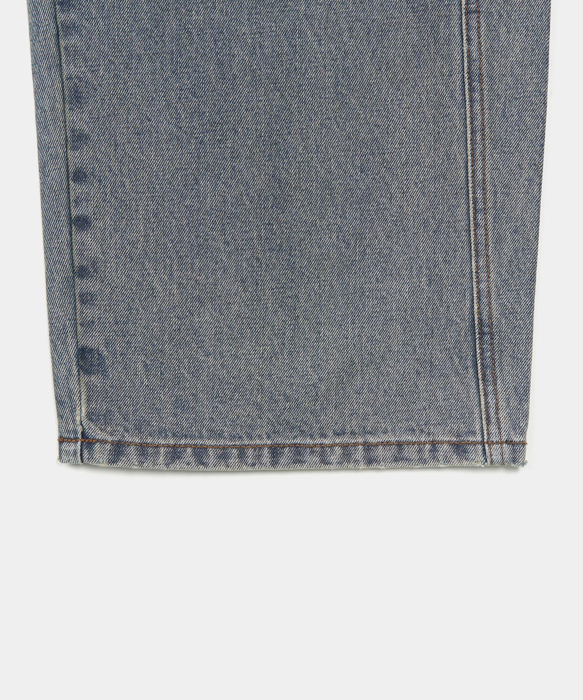 엑스컨테이너(EXCONTAINER) 딥 커브드 데님 팬츠 (MEDIUM INDIGO)