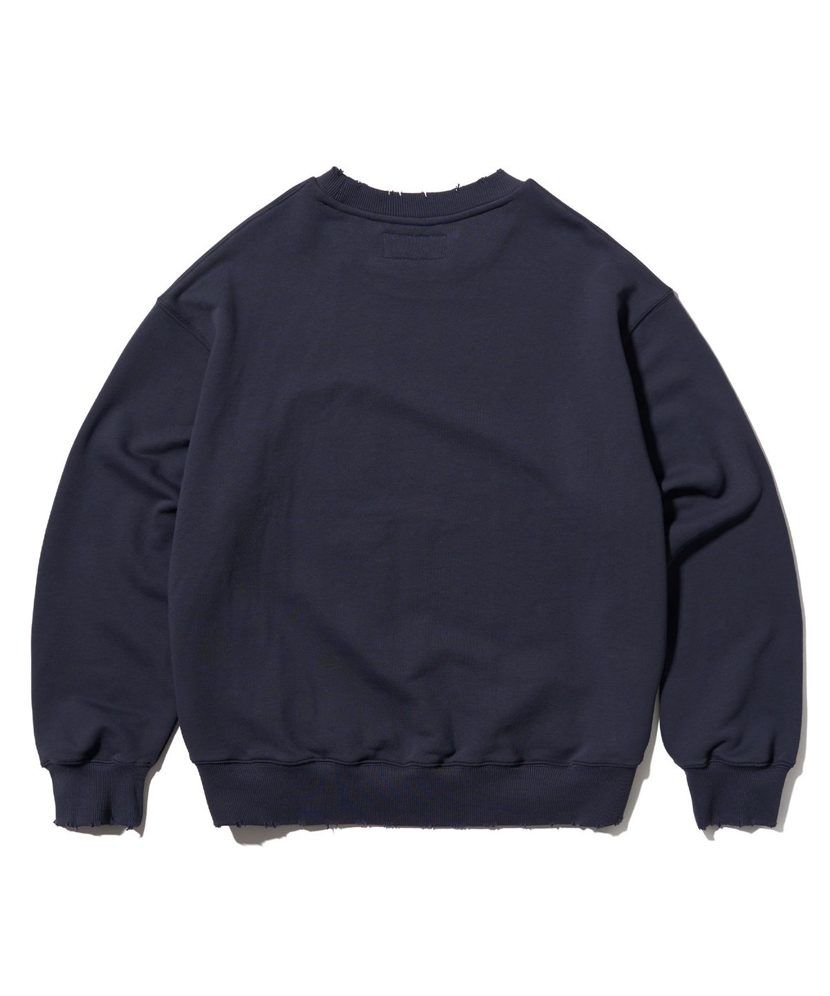 에이카화이트(AECA) EASY & FREE FLAG SWEAT SHIRTS-NAVY