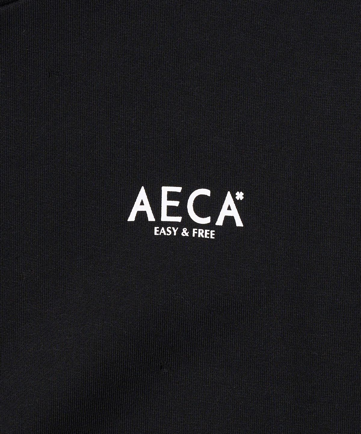 에이카화이트(AECA) AECA SIGNATURE SWEAT SHIRT-BLACK
