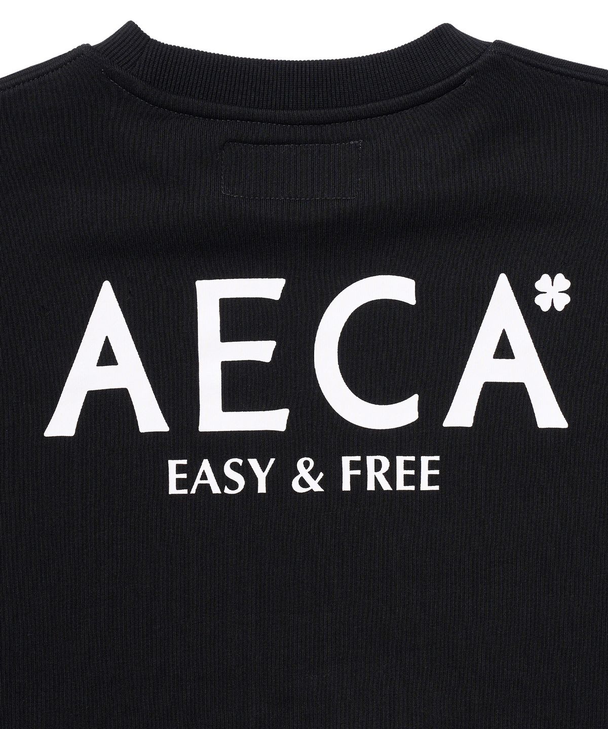 에이카화이트(AECA) AECA SIGNATURE SWEAT SHIRT-BLACK