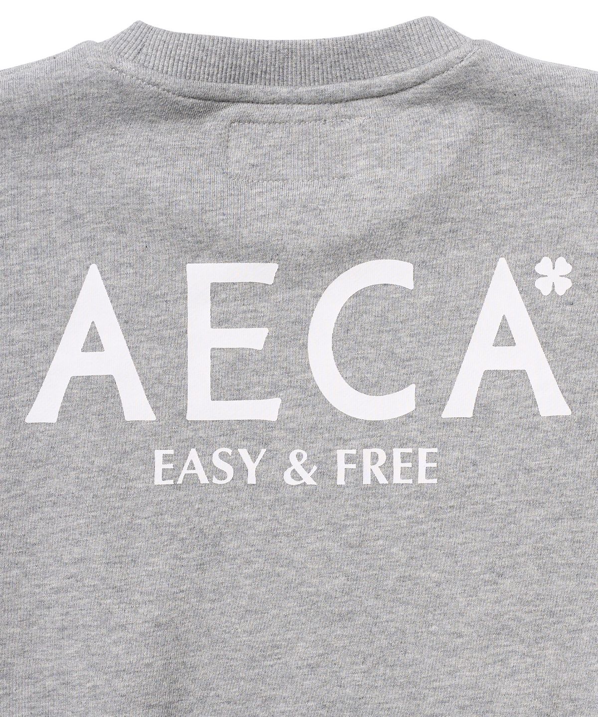에이카화이트(AECA) AECA SIGNATURE SWEAT SHIRT-GREY
