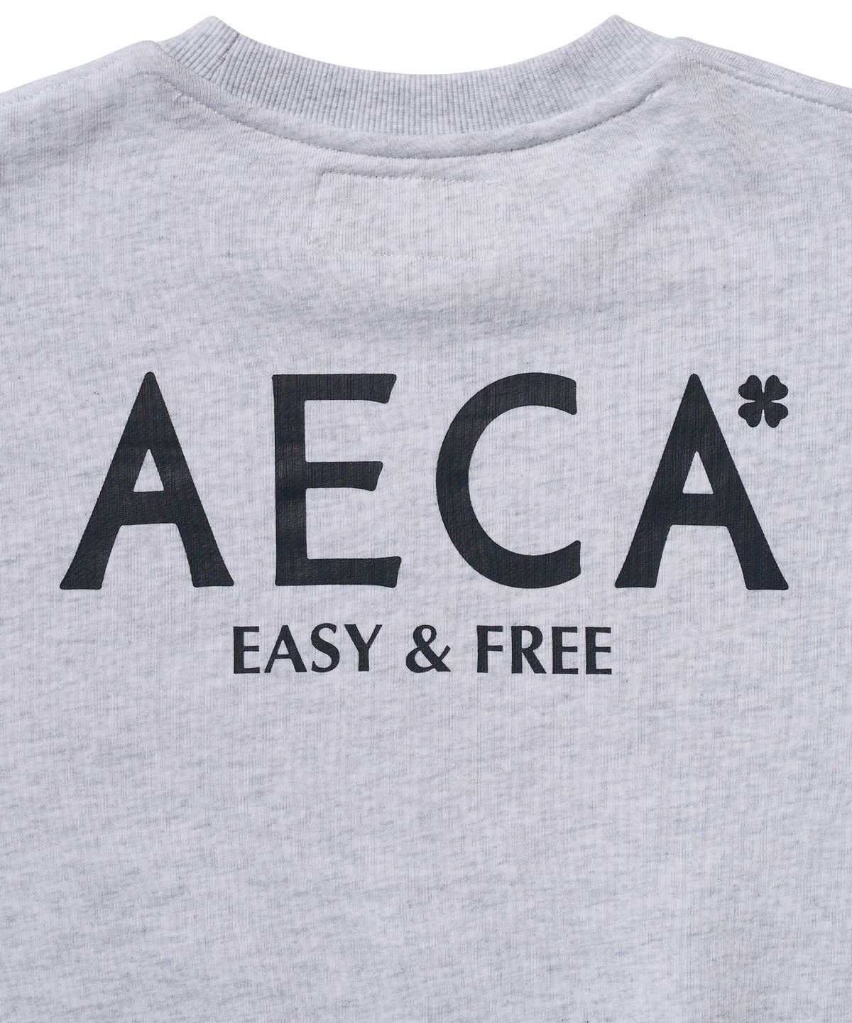 에이카화이트(AECA) AECA SIGNATURE SWEAT SHIRT-LIGHT GREY