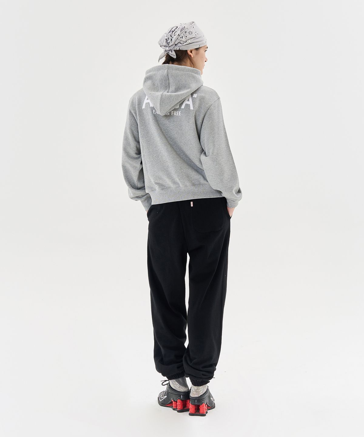 에이카화이트(AECA) AECA SIGNATURE ZIP UP HOODIE-GREY