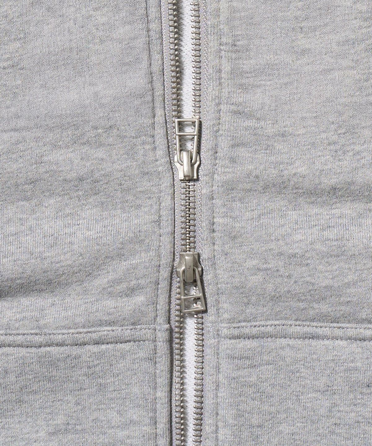 에이카화이트(AECA) AECA SIGNATURE ZIP UP HOODIE-GREY