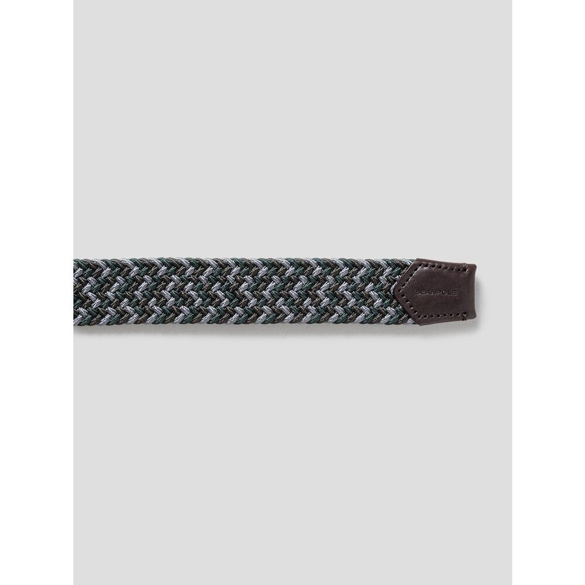 빈폴 액세서리(BEANPOLE ACCESSORY) 엘라스틱 사각 버클 벨트  브라운