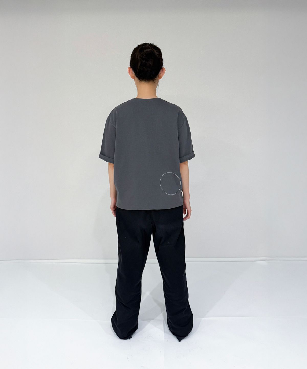 이서이(ESEOE) genderless ㅁ t-shirts Charcoal