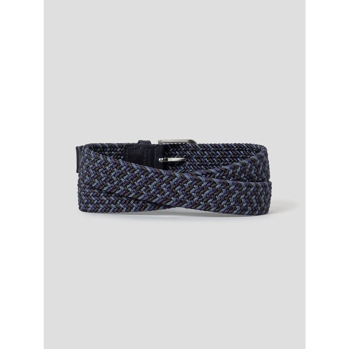빈폴 액세서리(BEANPOLE ACCESSORY) 엘라스틱 사각 버클 벨트  네이비