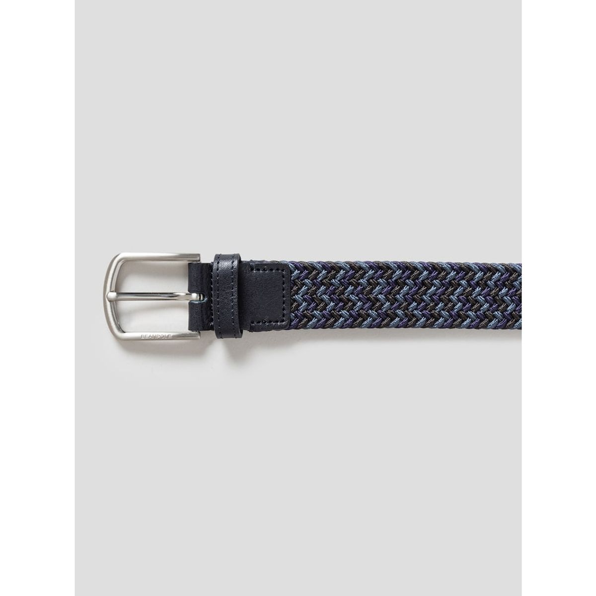 빈폴 액세서리(BEANPOLE ACCESSORY) 엘라스틱 사각 버클 벨트  네이비