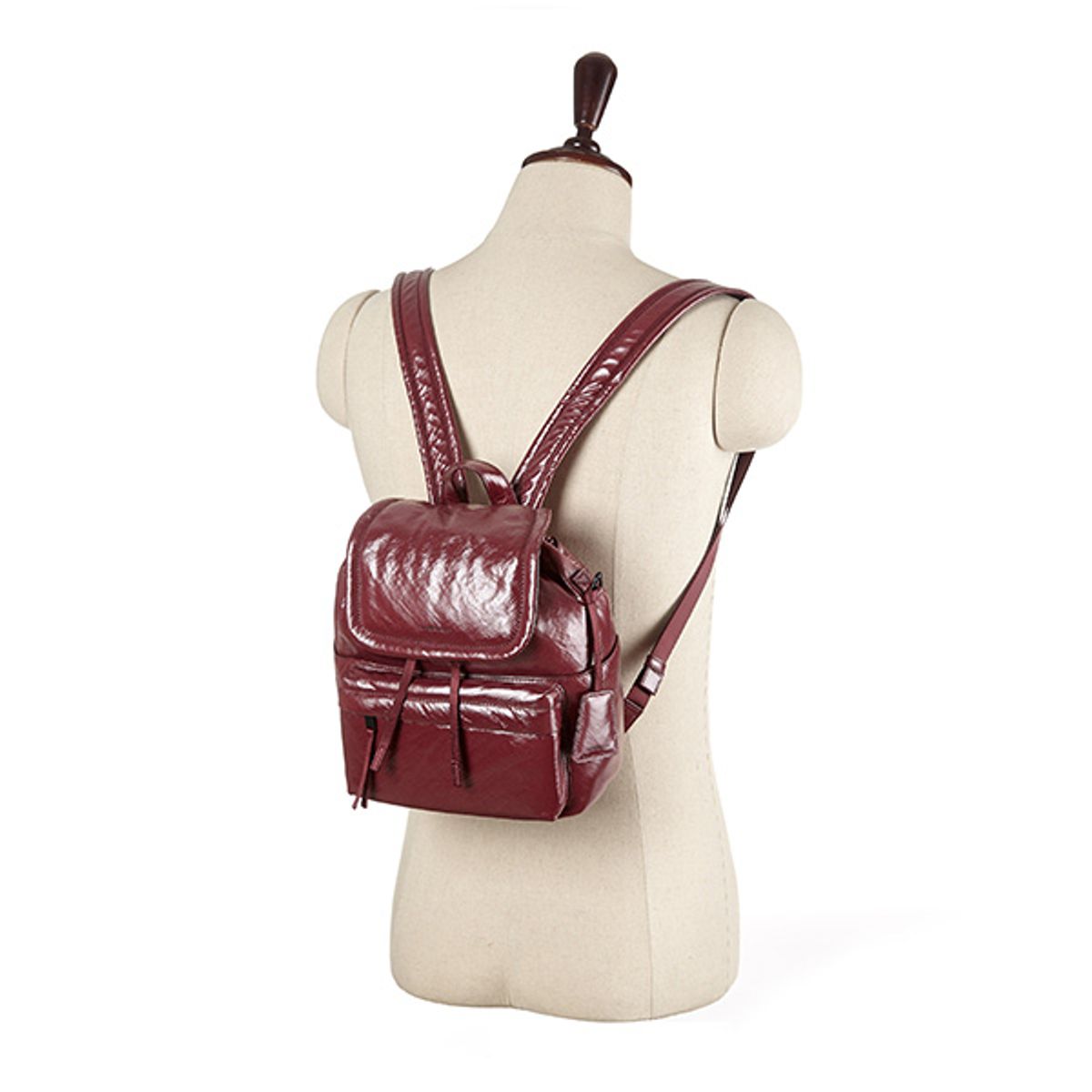 쌤소나이트 레드(SAMSONITE RED) GLENARM 플랩백팩 GLOSSY WINE RED UK350002