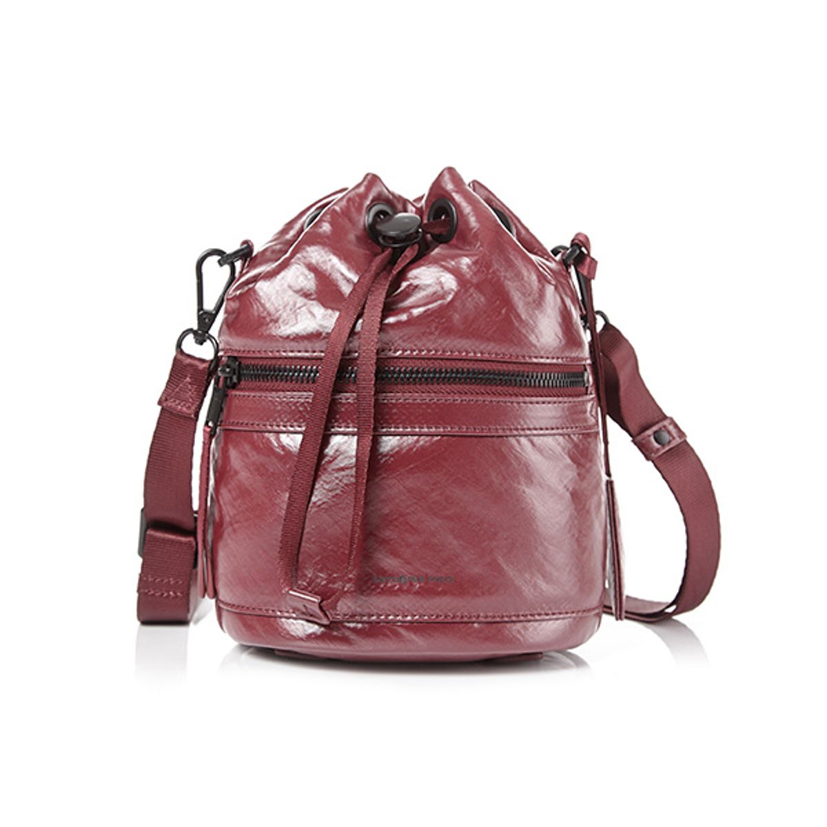 쌤소나이트 레드(SAMSONITE RED) GLENARM 미니크로스백 GLOSSY WINE RED UK350004