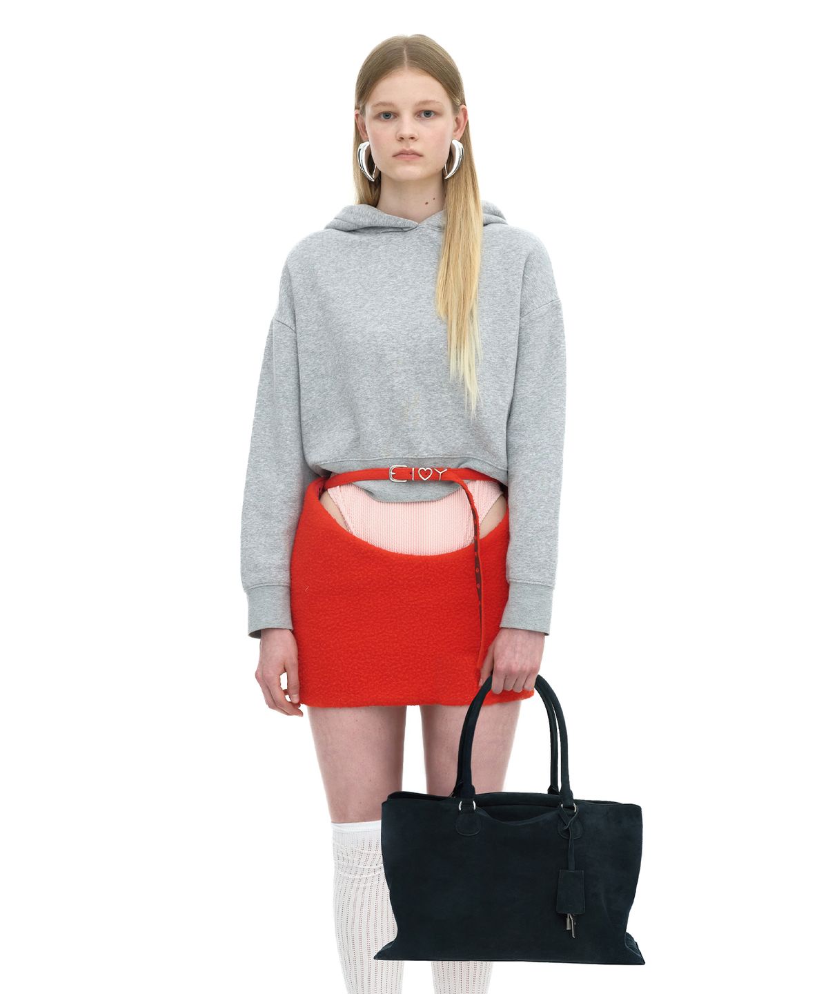 오소이(OSOI) SHELL BROT LARGE [SUEDE NAVY]