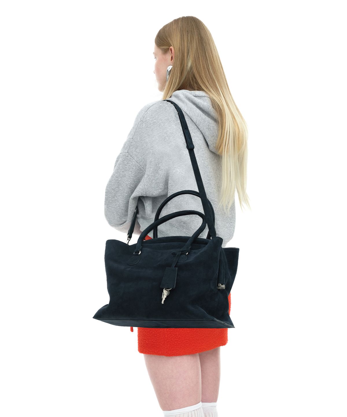 오소이(OSOI) SHELL BROT LARGE [SUEDE NAVY]
