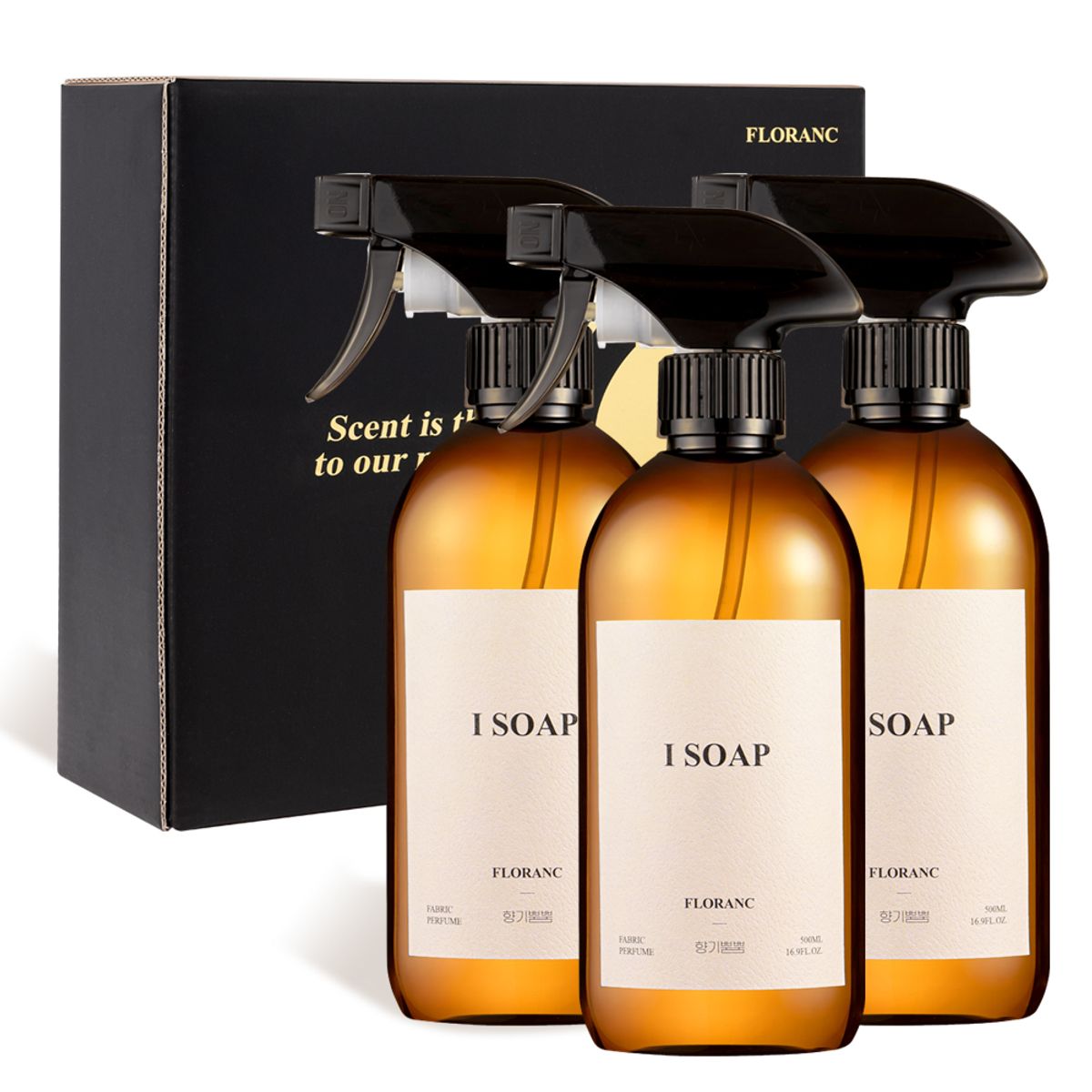 플로랑 섬유향수 탈취제 500ml X 2구/3구 선물세트