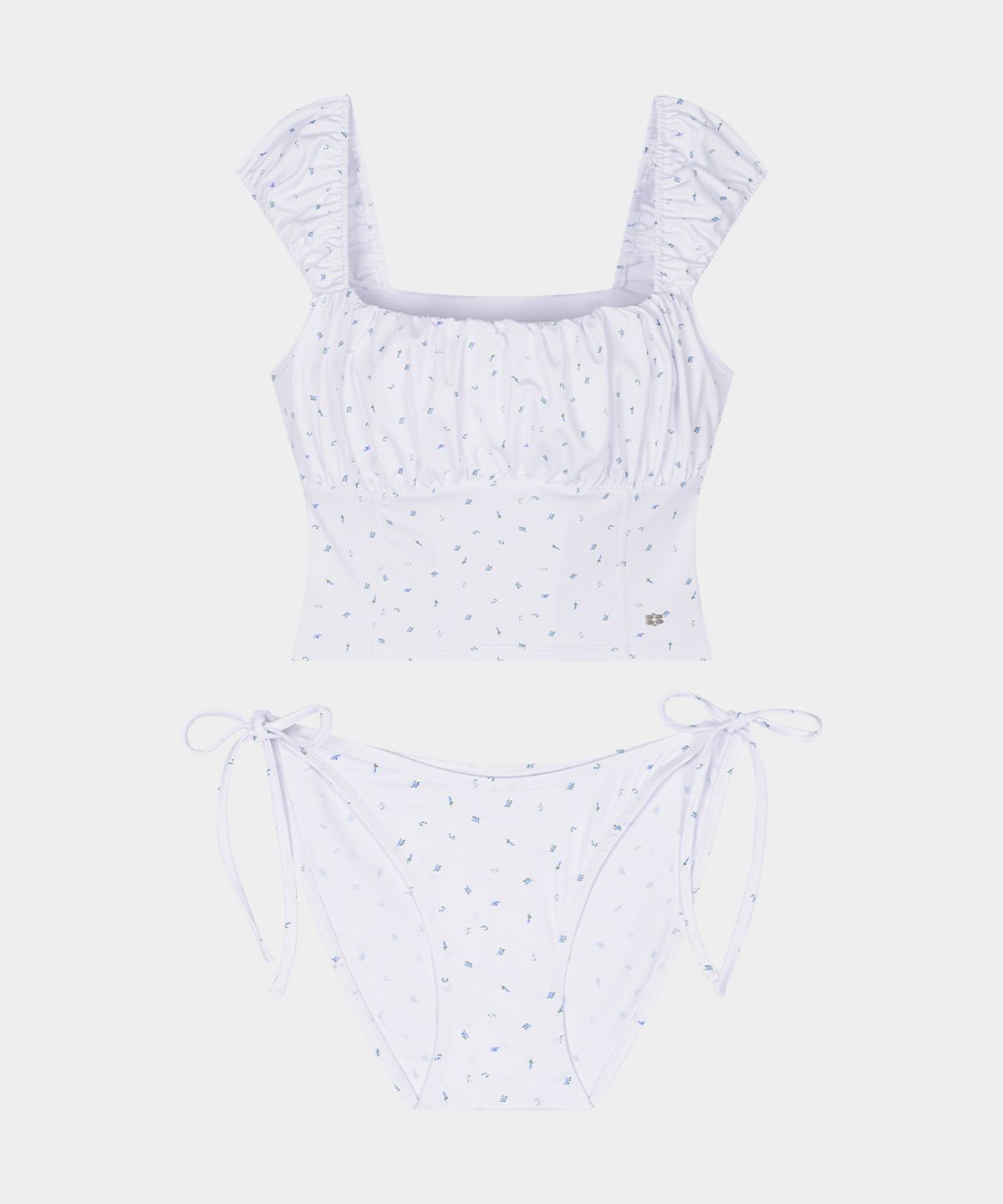키시닝(KISYNING) Frosty Ruched Bikini (Bloomy)