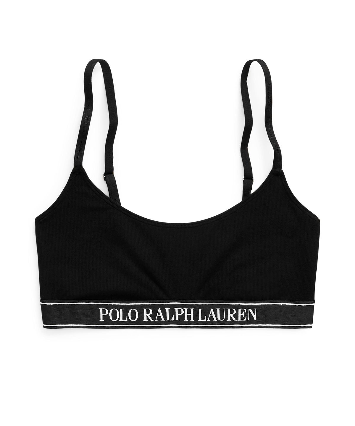 폴로 랄프로렌 이너웨어(POLO RALPH LAUREN INNERWEAR) 스쿠프 브라렛 블랙 4P1004