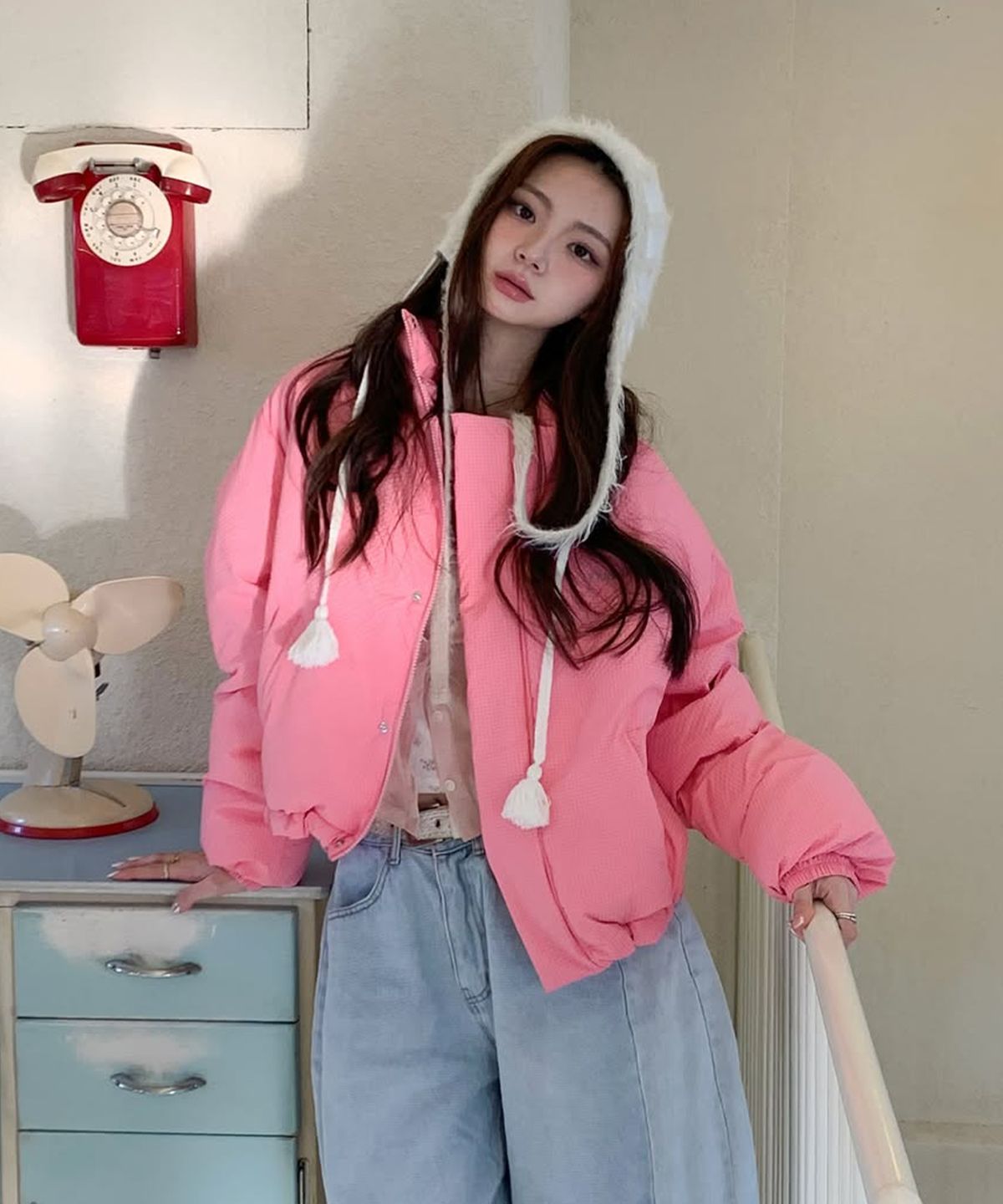 유희(YOUHEE) SORBET PUFFER PINK