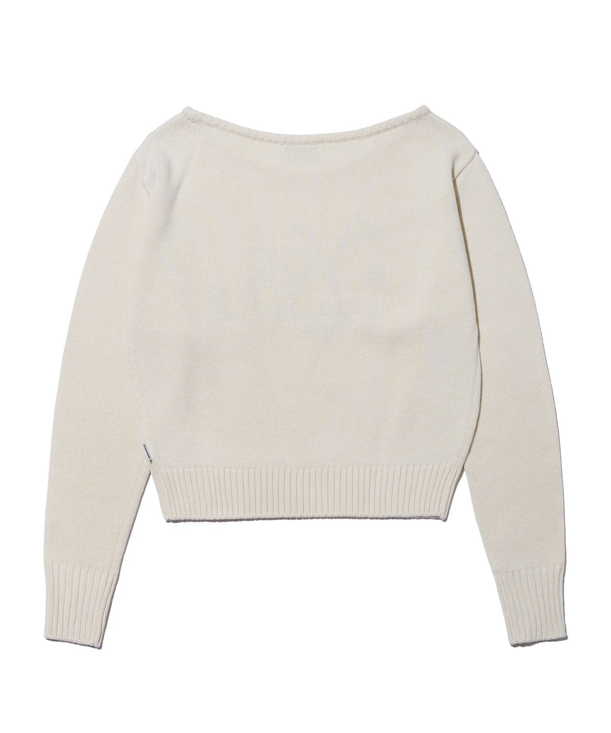 유희(YOUHEE) YOUHEE OFF-SHOULDER KNIT IVORY