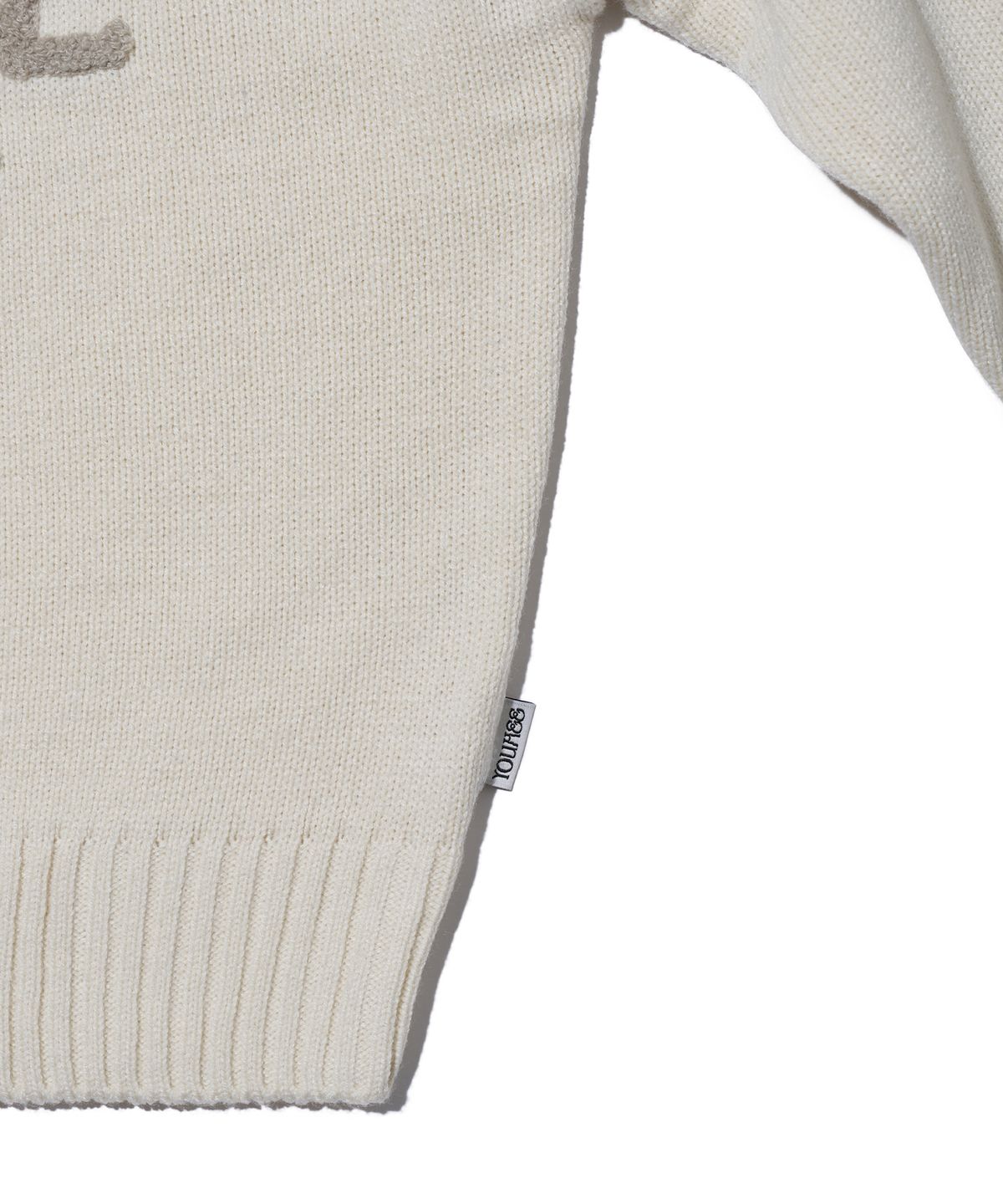 유희(YOUHEE) YOUHEE OFF-SHOULDER KNIT IVORY