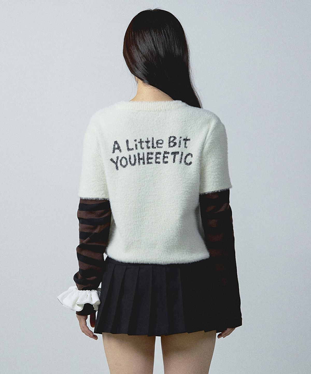 유희(YOUHEE) YOUHEETIC LAYERED KNIT IVORY