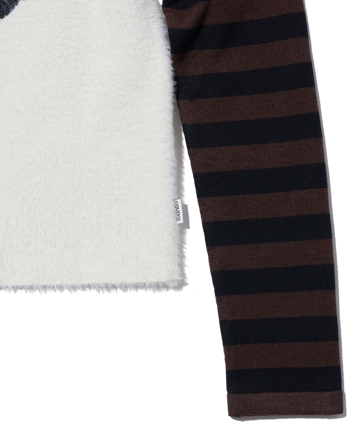 유희(YOUHEE) YOUHEETIC LAYERED KNIT IVORY