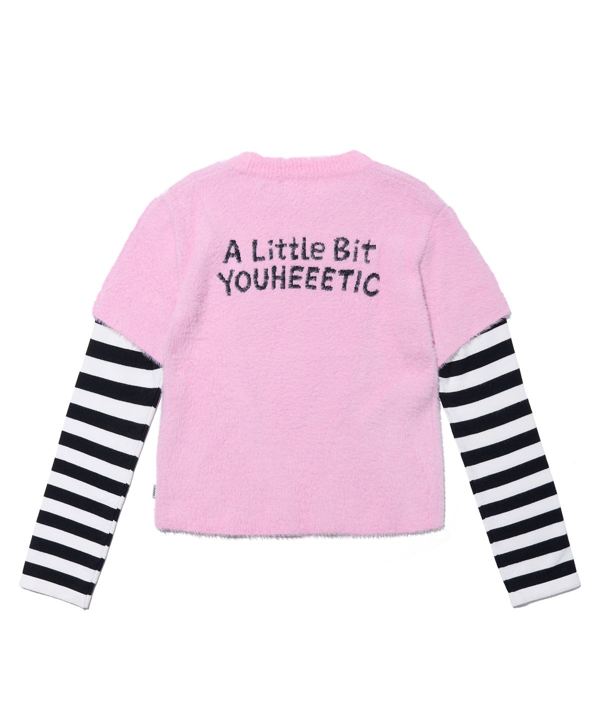 유희(YOUHEE) YOUHEETIC LAYERED KNIT PINK