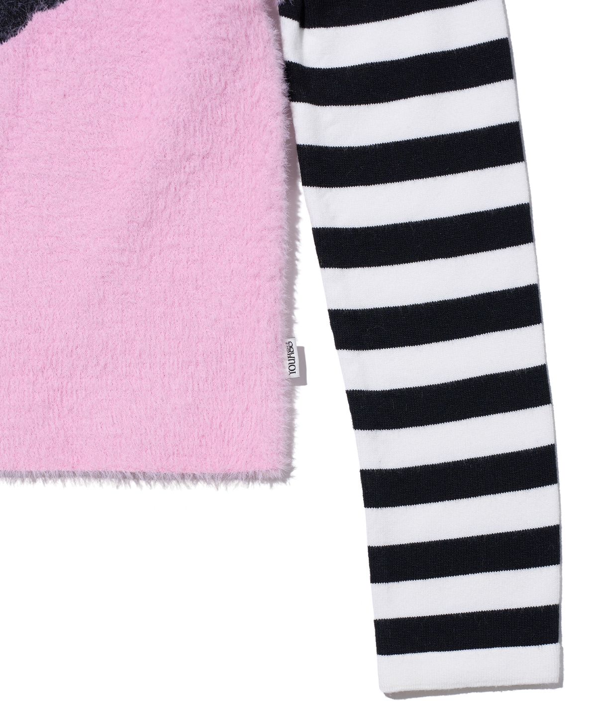 유희(YOUHEE) YOUHEETIC LAYERED KNIT PINK
