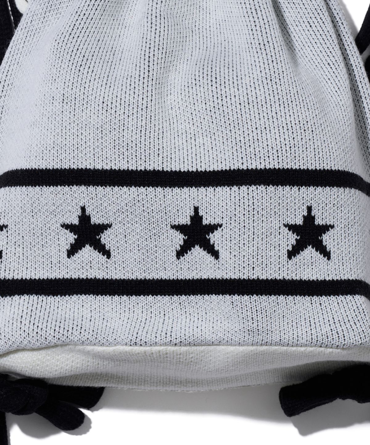유희(YOUHEE) STAR KNIT STRING BAG IVORY