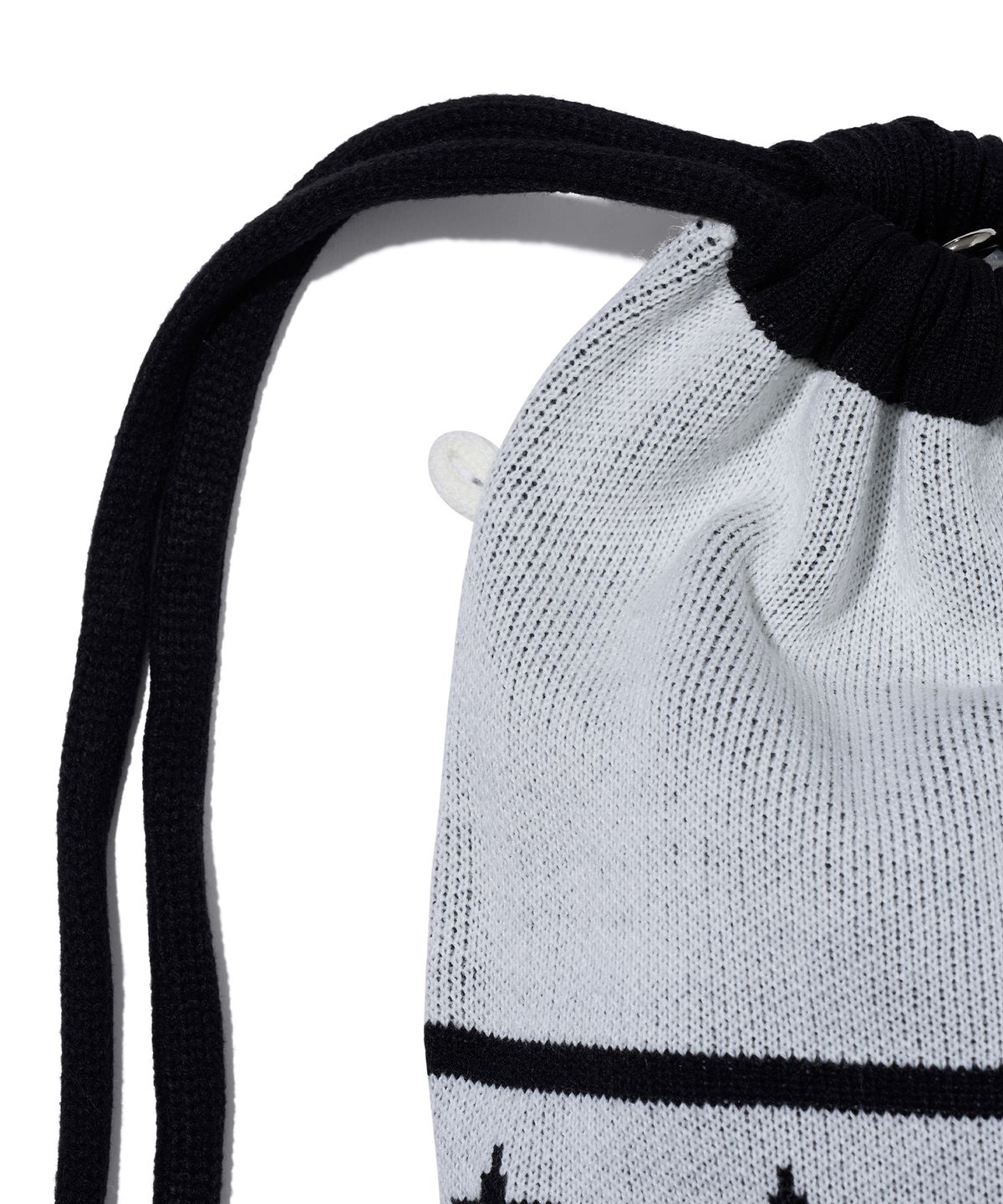유희(YOUHEE) STAR KNIT STRING BAG IVORY