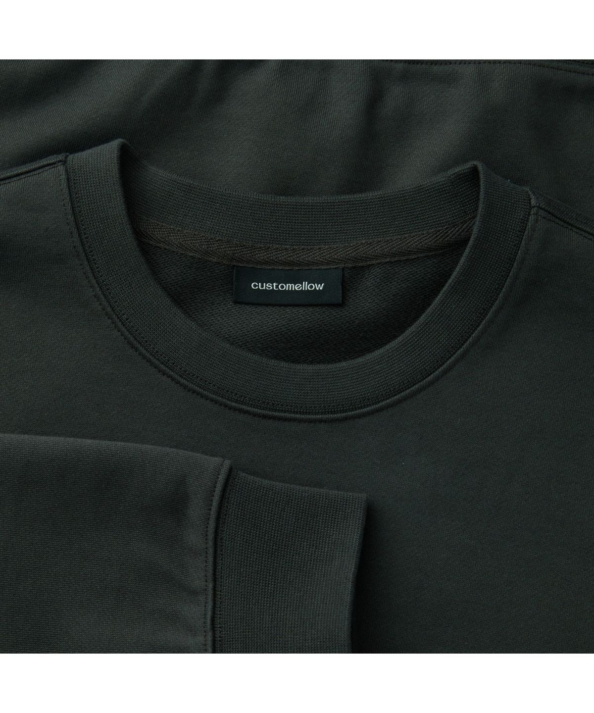 커스텀멜로우(CUSTOMELLOW) [BISCO SMITH] Grey Graphic Sweatshirt CWTAW25917GYX