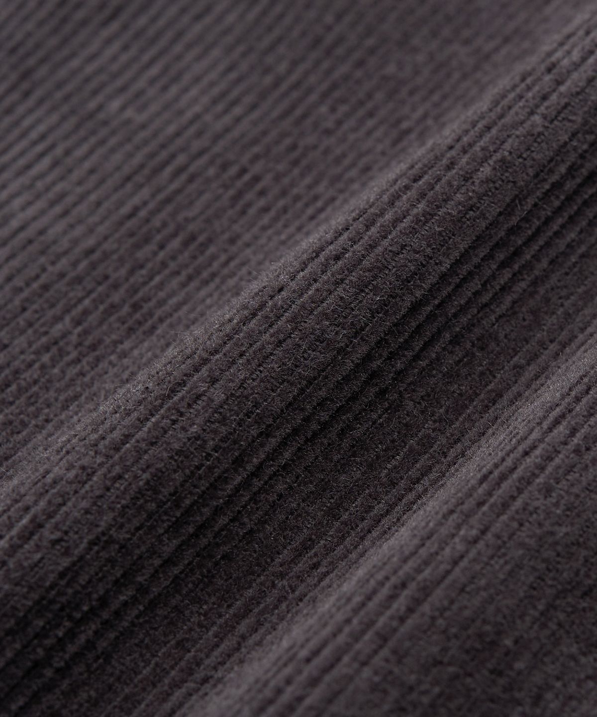 엑스컨테이너(EXCONTAINER) 원턱 와이드 코듀로이 팬츠 (CHARCOAL)