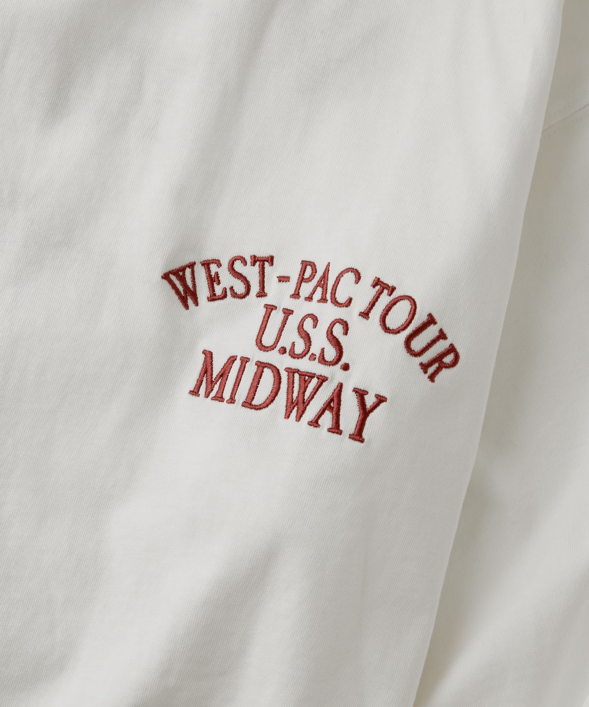 아웃스탠딩(OUTSTANDING) MIL SERIES LONG SLEEVE(MID WAY)_OFF WHITE