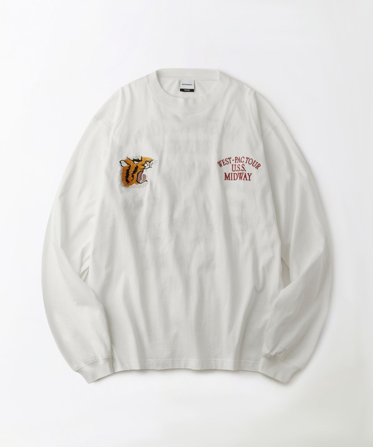 아웃스탠딩(OUTSTANDING) MIL SERIES LONG SLEEVE(MID WAY)_OFF WHITE