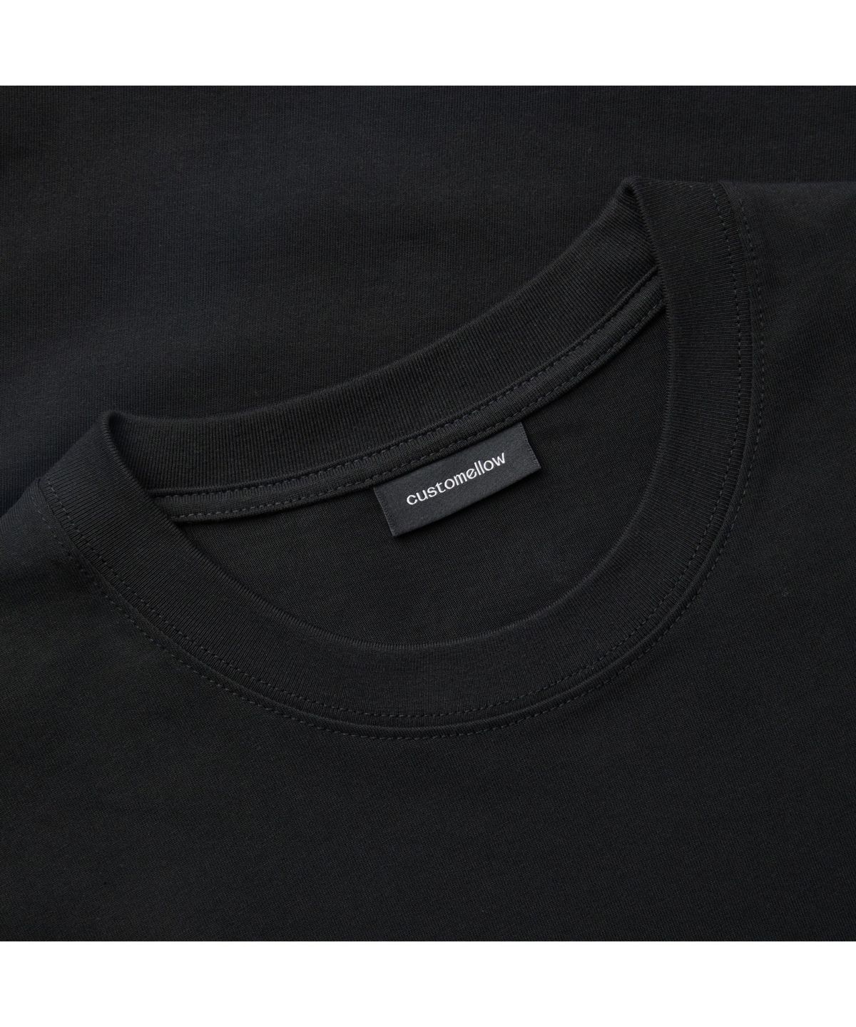 커스텀멜로우(CUSTOMELLOW) [BISCO SMITH] Black Graphic Half Sleeve T-shirt CWTAW25911BKX