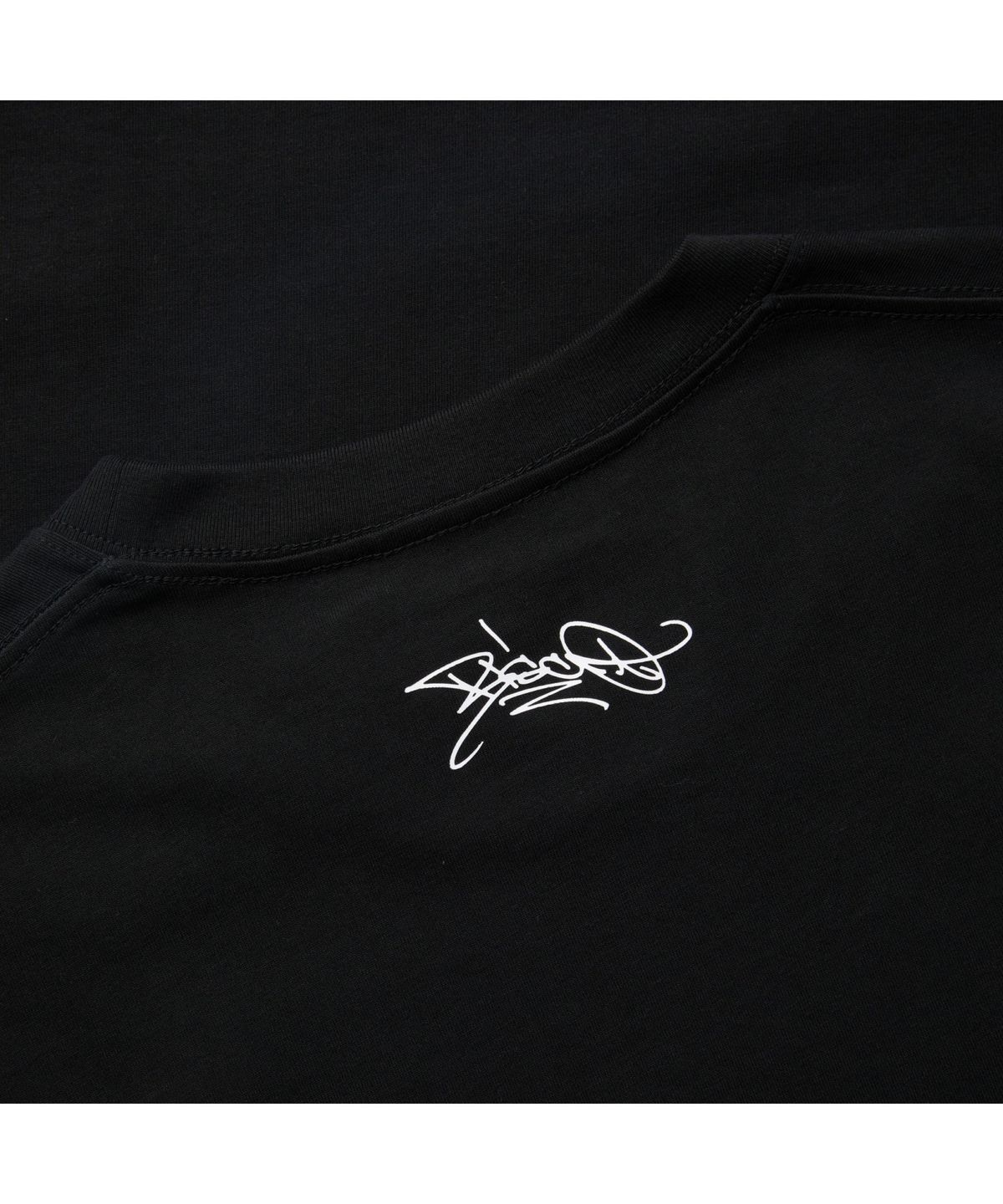 커스텀멜로우(CUSTOMELLOW) [BISCO SMITH] Black Graphic Half Sleeve T-shirt CWTAW25911BKX