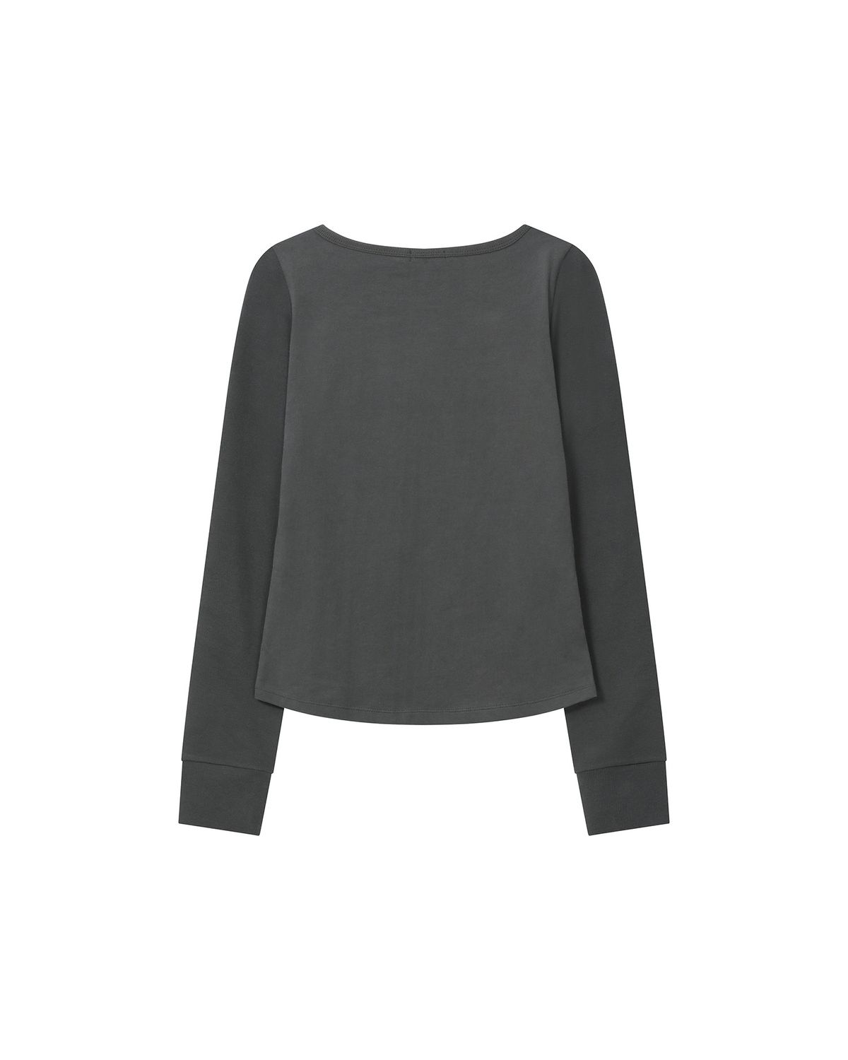 미세키서울(MISEKI SEOUL) Slash button long sleeves CHARCOAL