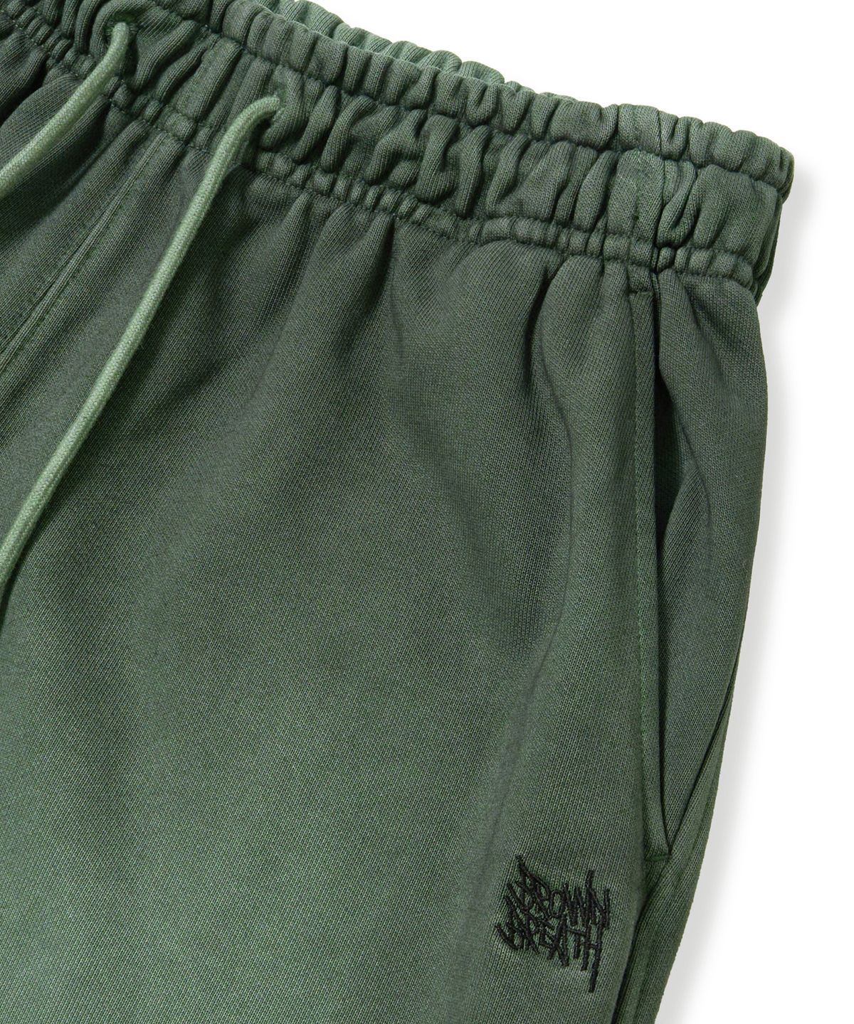 브라운브레스(BROWNBREATH) W TAG DIRTY SWEAT PANTS - KHAKI