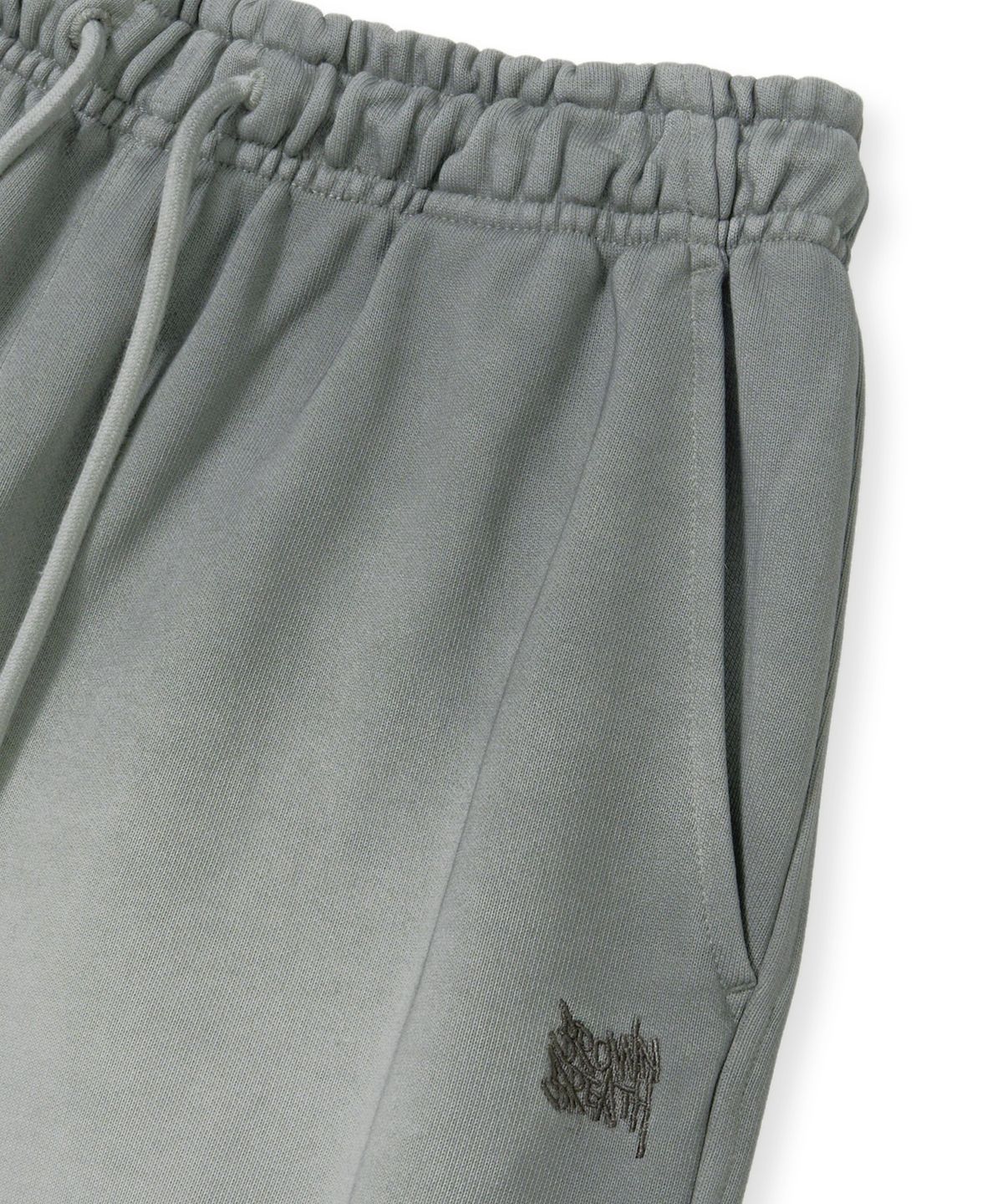 브라운브레스(BROWNBREATH) W TAG DIRTY SWEAT PANTS - GREY